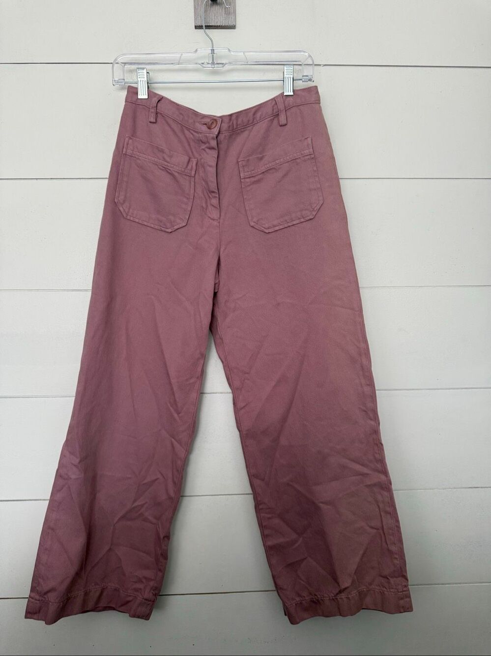 Sessun Women’s 36 Pink Hendrick Wide Leg Pants Jeans